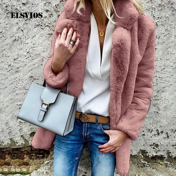 women's jackets elsvios women soft warm teddy thick faux fur jacket coat casual turn-down collar outerwear kimono cardigan feminino plu, Black;brown
women's jackets elsvios women soft warm teddy thick faux fur jacket coat casual turn-down collar outerwear kimono cardigan feminino plu, Black;brown