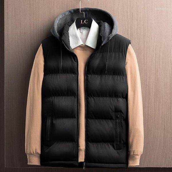 men's vests male warm cotton-padded waistcoat mens winter vest jacket zipper men casual sleeveless solid coat, Black;white
men's vests male warm cotton-padded waistcoat mens winter vest jacket zipper men casual sleeveless solid coat, Black;white