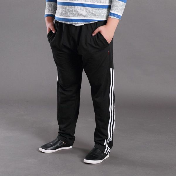 men's pants super loose men casual straight harem trousers plus size 6xl elastic waist baggy jogger sweatpants side stripe track, Black
men's pants super loose men casual straight harem trousers plus size 6xl elastic waist baggy jogger sweatpants side stripe track, Black