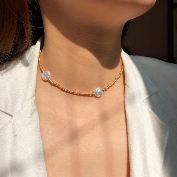 fashion handmade beads necklace women bohemian trendy beaded jewelry summer clavicle necklaces chokers, Golden;silver
fashion handmade beads necklace women bohemian trendy beaded jewelry summer clavicle necklaces chokers, Golden;silver