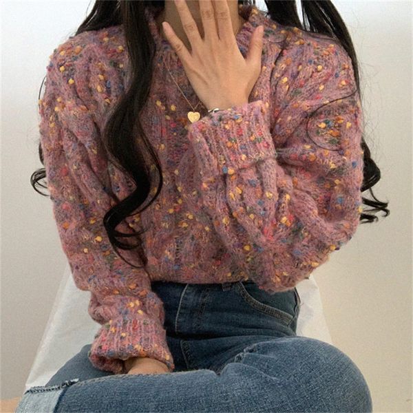 alien kitty fashion 2021 new women chic candy-color solid students soft warm sweet knitted color-hit pullover sweater, White;black
alien kitty fashion 2021 new women chic candy-color solid students soft warm sweet knitted color-hit pullover sweater, White;black