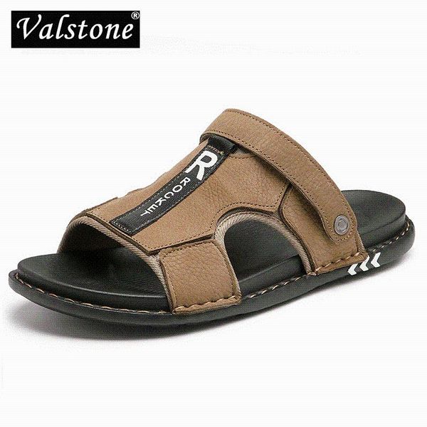 sandals valstone genuine leather slippers for men summer slides male beach outsides shoes flip-lops hombres sandalia, Black
sandals valstone genuine leather slippers for men summer slides male beach outsides shoes flip-lops hombres sandalia, Black