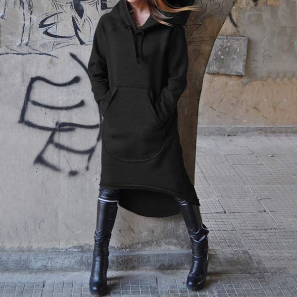 casual dresses fall for women 2021 solid streetwear dress long sleeves hooded pullover with pocket vestidos de mujer, Black;gray
casual dresses fall for women 2021 solid streetwear dress long sleeves hooded pullover with pocket vestidos de mujer, Black;gray