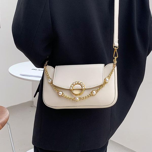 cross body small flap shoulder bags for women pearl chain crossbody pure color leather messenger bag ladies fashion designer handbags
cross body small flap shoulder bags for women pearl chain crossbody pure color leather messenger bag ladies fashion designer handbags