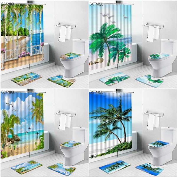 shower curtains ocean scenery carpet summer beach sea palm tree landscape bathroom home decor non-slip bath mat toilet rugs set
shower curtains ocean scenery carpet summer beach sea palm tree landscape bathroom home decor non-slip bath mat toilet rugs set
