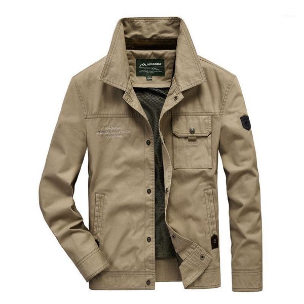 men's jackets spring autumn jacket men casual straight military turn down collar cotton coat clothing plus size m-4xl, Black;brown
men's jackets spring autumn jacket men casual straight military turn down collar cotton coat clothing plus size m-4xl, Black;brown