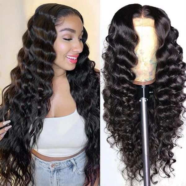 lace wigs 180% loose deep wave front human hair 30 inch peruvian transparent frontal for black women closure wig, Black;brown
lace wigs 180% loose deep wave front human hair 30 inch peruvian transparent frontal for black women closure wig, Black;brown