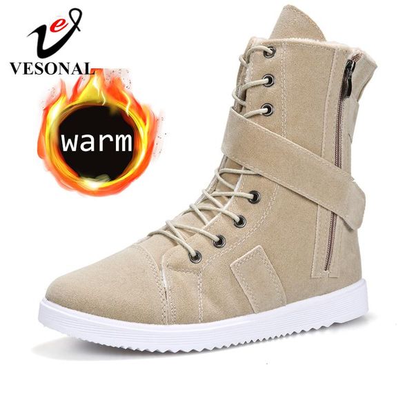 boots vesonal 2021 mid-calf suede leather autumn winter men shoes ankle with fur plush warm male fashion casual boot footwear, Black
boots vesonal 2021 mid-calf suede leather autumn winter men shoes ankle with fur plush warm male fashion casual boot footwear, Black