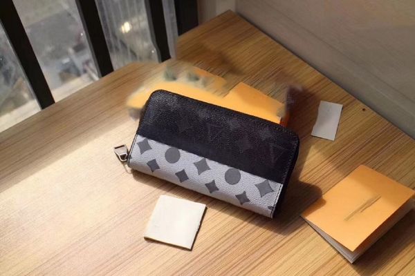 fashion designers zippy wallet mens womens leather zipper wallets highs quality flowers coin purse handbags titanium card holder original cl, Red;black 
fashion designers zippy wallet mens womens leather zipper wallets highs quality flowers coin purse handbags titanium card holder original cl, Red;black