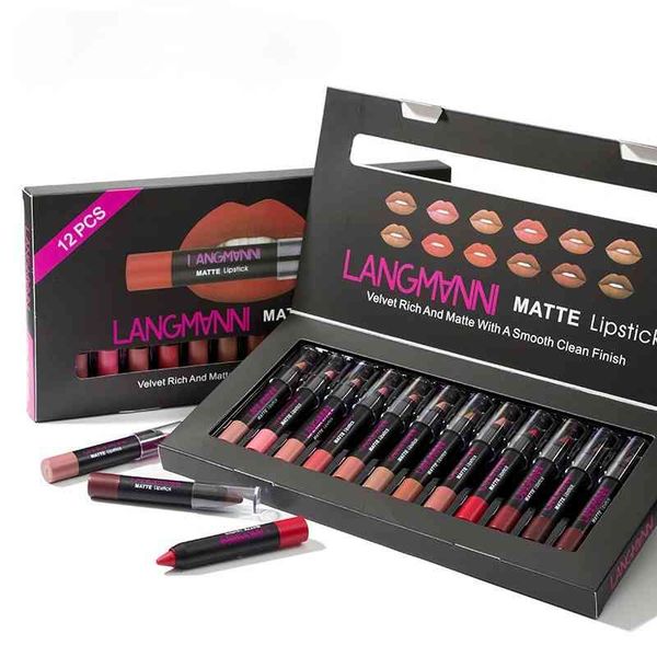 langmanni 12 set non-stick cup matte lipstick makeup korean fashion gifts for women
langmanni 12 set non-stick cup matte lipstick makeup korean fashion gifts for women
