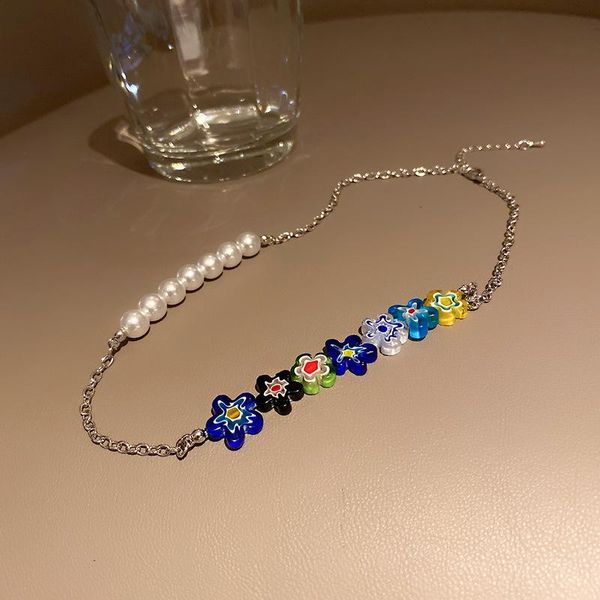 pendant necklaces lovelink fashion simple acrylic pearl star flower charm necklace delicate clavicle chain zircon for women jewelry, Silver
pendant necklaces lovelink fashion simple acrylic pearl star flower charm necklace delicate clavicle chain zircon for women jewelry, Silver