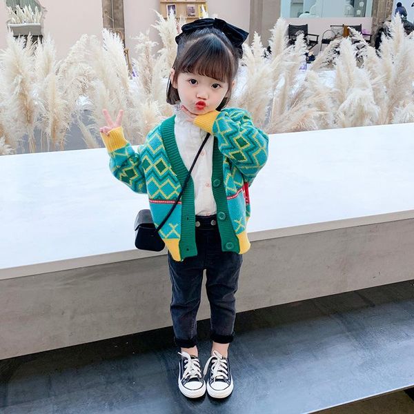 pullover children's 2021 girls' knitted cardigan coat autumn plaid boys' jacquard sweater buckle fashion toddler girls swea, Blue
pullover children's 2021 girls' knitted cardigan coat autumn plaid boys' jacquard sweater buckle fashion toddler girls swea, Blue