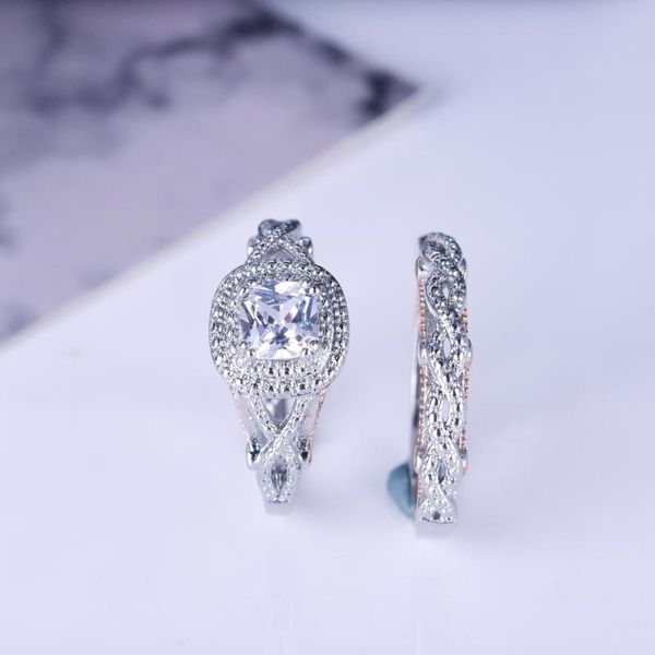 wedding rings 2pcs/set large cubic zirconia for women gold tow color crystal lady elegant engagement ring luxury 9 2 5 jewelry, Slivery;golden
wedding rings 2pcs/set large cubic zirconia for women gold tow color crystal lady elegant engagement ring luxury 9 2 5 jewelry, Slivery;golden