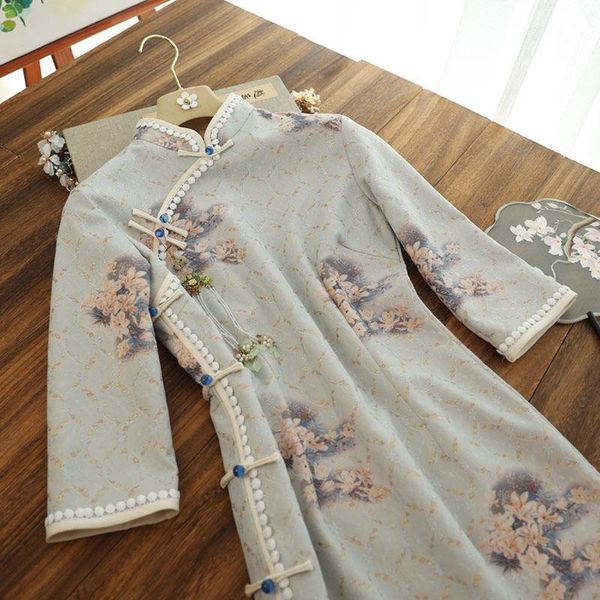 ethnic clothing young cheongsam, improved version, girls' high-grade cheongsam skirt, long chinese style, retro dress., Red
ethnic clothing young cheongsam, improved version, girls' high-grade cheongsam skirt, long chinese style, retro dress., Red
