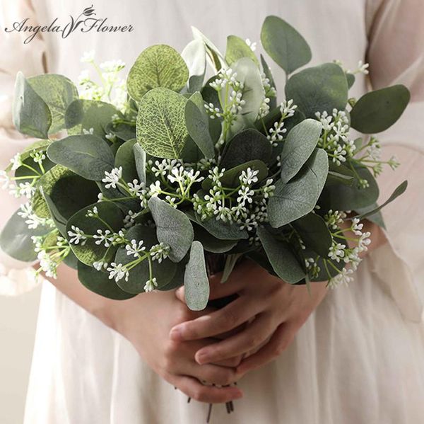 decorative flowers & wreaths artificial plants eucalyptus leaves with berry fruits money leaf branch fake decor home wedding flower wall gre
decorative flowers & wreaths artificial plants eucalyptus leaves with berry fruits money leaf branch fake decor home wedding flower wall gre