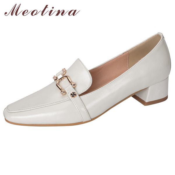 meotina high heel shoes genuine leather chunky heels pumps women square toe shoes metal decoration dress footwear beige 42 43 210520, Black
meotina high heel shoes genuine leather chunky heels pumps women square toe shoes metal decoration dress footwear beige 42 43 210520, Black