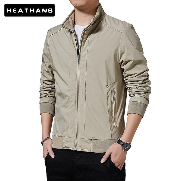 men's jackets spring autumn stand collar business jacket korean style handsome casual solid color men oversize zipper slim, Black;brown
men's jackets spring autumn stand collar business jacket korean style handsome casual solid color men oversize zipper slim, Black;brown