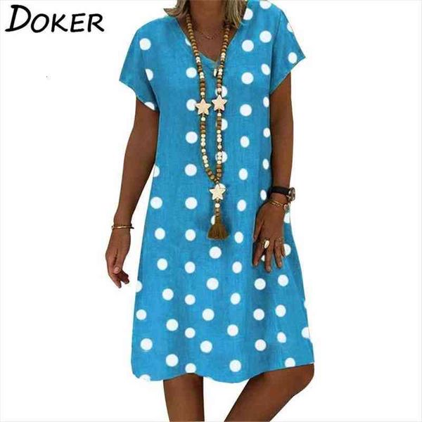 polka dot loose clothes women dresses summer v-neck short sleeve fashion plus size vintage female casual midi, Black;gray
polka dot loose clothes women dresses summer v-neck short sleeve fashion plus size vintage female casual midi, Black;gray