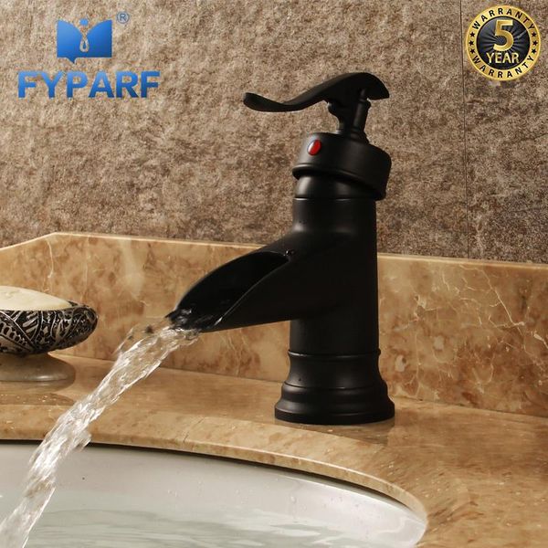 bathroom sink faucets fyparf waterfall faucet brass material basin mixer tap deck mount cold black matte taps for b1034
bathroom sink faucets fyparf waterfall faucet brass material basin mixer tap deck mount cold black matte taps for b1034