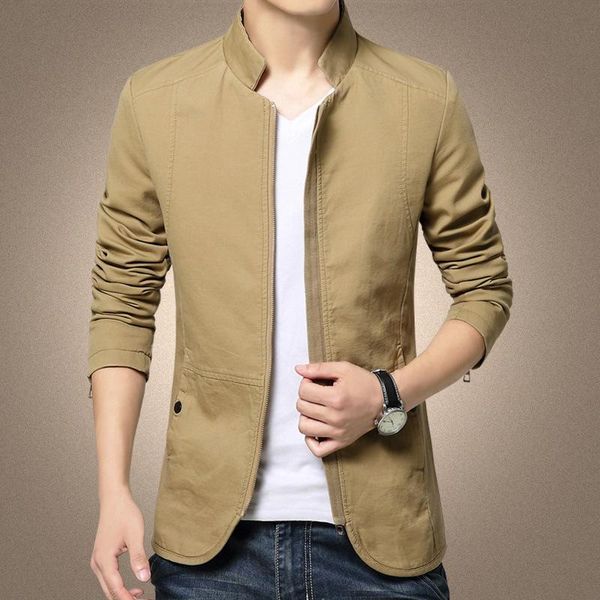 spring stand collar jaquetas masculina cotton youngers ropa de hombre men's jackets, Black;brown
spring stand collar jaquetas masculina cotton youngers ropa de hombre men's jackets, Black;brown