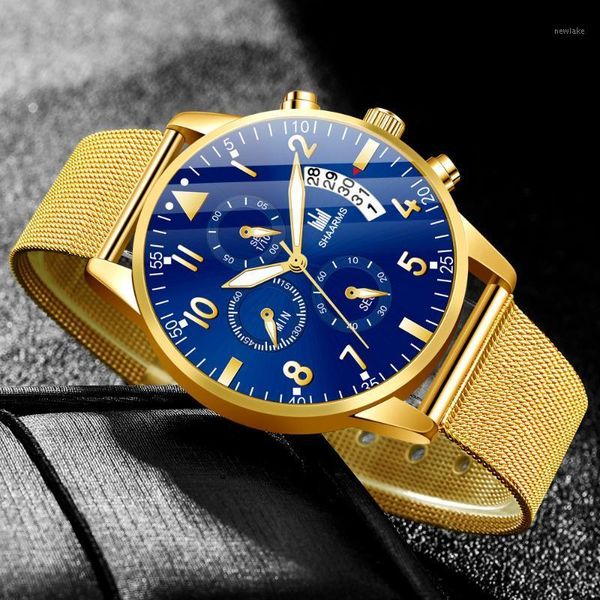 wristwatches men famous calendar watches mens business stainless steel mesh watch casual quartz relogio masculino male wristwatch, Slivery;brown
wristwatches men famous calendar watches mens business stainless steel mesh watch casual quartz relogio masculino male wristwatch, Slivery;brown