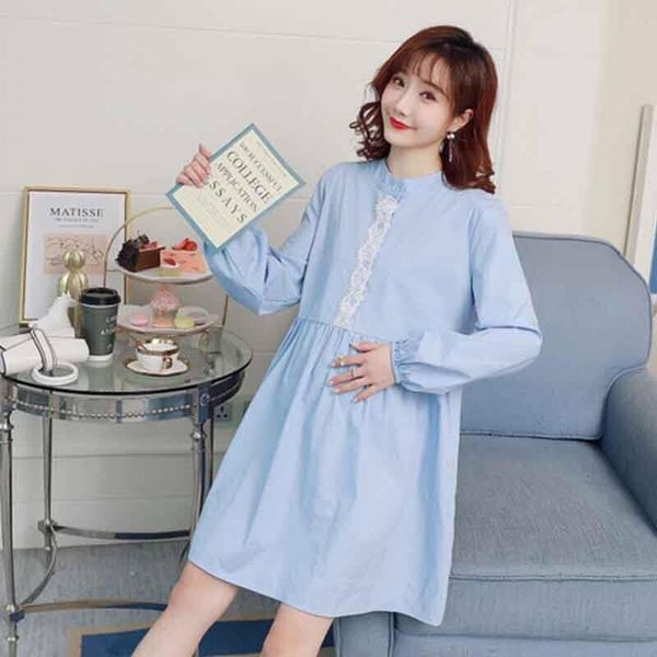 maternity dresses 2005# dress spring autumn cotton long sleeves loose stylish for pregnant women pregnancy, White
maternity dresses 2005# dress spring autumn cotton long sleeves loose stylish for pregnant women pregnancy, White