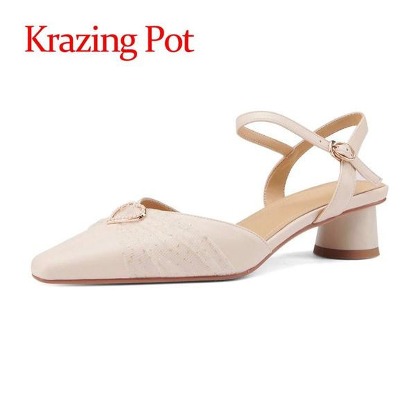 sandals krazing pot square toe cow leather pearl med heel french romantic mules solid dress buckle straps women l28, Black
sandals krazing pot square toe cow leather pearl med heel french romantic mules solid dress buckle straps women l28, Black