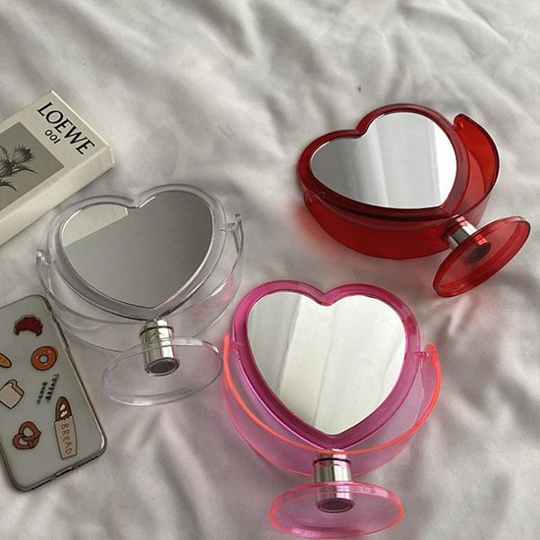 mirrors one double-sided make-up mirror, lovely heart-shaped mirror household products
mirrors one double-sided make-up mirror, lovely heart-shaped mirror household products