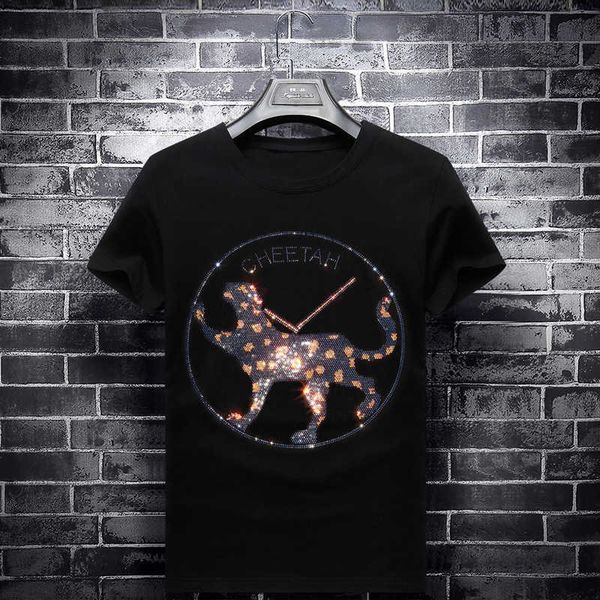 fashion t shirt 2021 summer men's drill short sleeve round neck half social guy big size 33, White;black
fashion t shirt 2021 summer men's drill short sleeve round neck half social guy big size 33, White;black