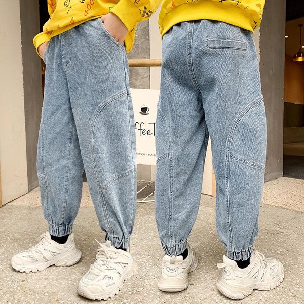 with pocket jean spring summer boy trousers pants capris kids children clothing school outdoor casual jogging sport formal high jeans, Blue
with pocket jean spring summer boy trousers pants capris kids children clothing school outdoor casual jogging sport formal high jeans, Blue