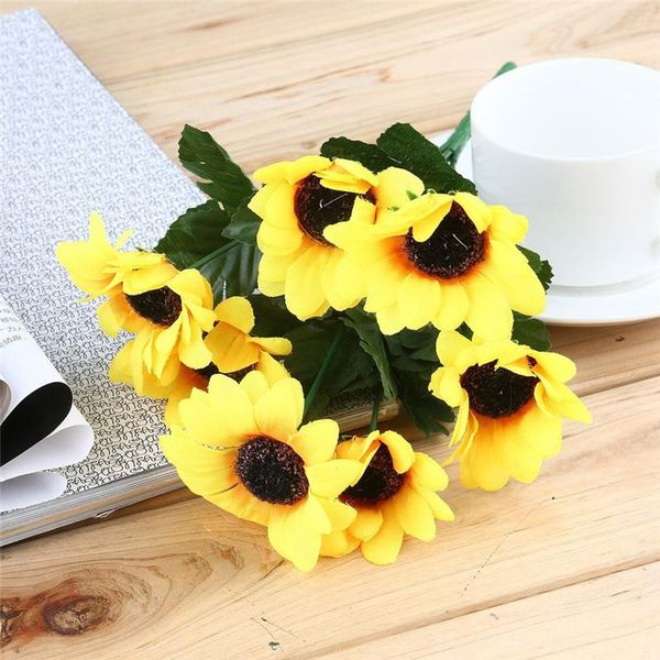 wedding decor diy wreath clip artificial flowers seven heads beauty fake sunflower silk flower bouquet p15 decorative & wreaths
wedding decor diy wreath clip artificial flowers seven heads beauty fake sunflower silk flower bouquet p15 decorative & wreaths