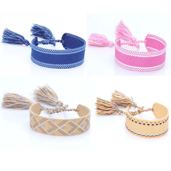 charm bracelets 2021 jewelry fashion trend embroidery wristband bracelet hand-woven tassel women can be customized logo, Golden;silver
charm bracelets 2021 jewelry fashion trend embroidery wristband bracelet hand-woven tassel women can be customized logo, Golden;silver