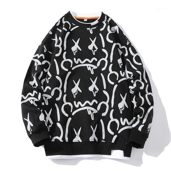 men's hoodies & sweatshirts men clothing 2021autumn winter crewneck sweatshirt fashion print oversized male pullover harajuku hip hop s, Black
men's hoodies & sweatshirts men clothing 2021autumn winter crewneck sweatshirt fashion print oversized male pullover harajuku hip hop s, Black
