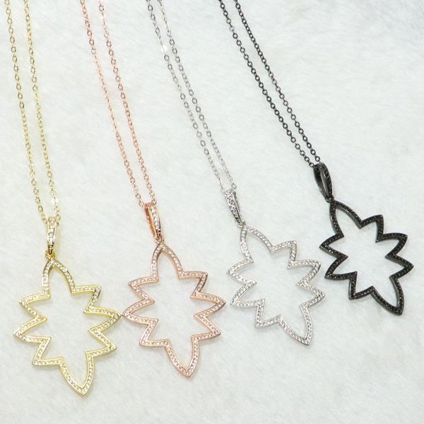 pendant necklaces 4 pcs zircon necklace hollow leave shape charms gift for lady 50224, Silver
pendant necklaces 4 pcs zircon necklace hollow leave shape charms gift for lady 50224, Silver