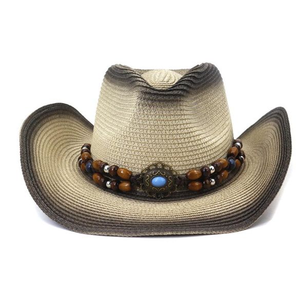 wide brim hats sun hat for women summer western cowboy spray paint stylish simplicity straw beach sunscreen hz35, Blue;gray
wide brim hats sun hat for women summer western cowboy spray paint stylish simplicity straw beach sunscreen hz35, Blue;gray