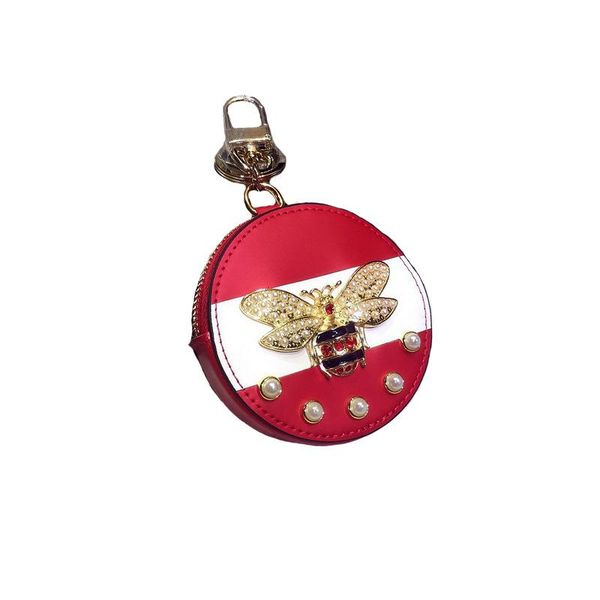keychains exquisite fashion pearl bee keychain creative cute cortex small animals bag car key accessories pendant girl mini wallet keyring, Silver
keychains exquisite fashion pearl bee keychain creative cute cortex small animals bag car key accessories pendant girl mini wallet keyring, Silver