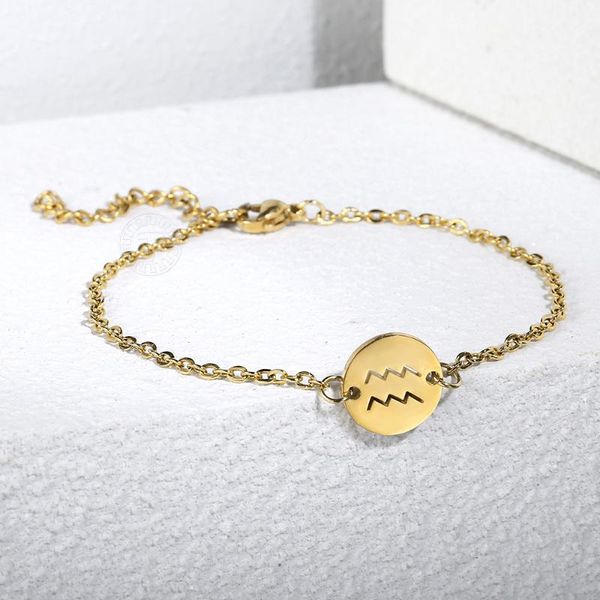 charm bracelets 2mm 12 zodiac sign constellation charm bracelet for women girls stainless steel rolo cable chain jewelry birthday gift d, Golden;silver
charm bracelets 2mm 12 zodiac sign constellation charm bracelet for women girls stainless steel rolo cable chain jewelry birthday gift d, Golden;silver