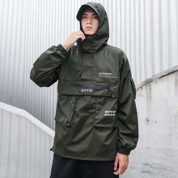 men's trench coats black cargo jackets windbreaker mens workwear functional tactical jacket pullover multi-pocket male hoody letter pri, Tan;black
men's trench coats black cargo jackets windbreaker mens workwear functional tactical jacket pullover multi-pocket male hoody letter pri, Tan;black