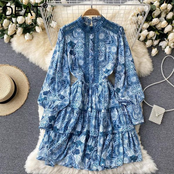 casual dresses deat women blue printing rufffles dress stand neck long sleeve arrivals lady temperament fashion autumn spring 2021 11d2033, Black;gray
casual dresses deat women blue printing rufffles dress stand neck long sleeve arrivals lady temperament fashion autumn spring 2021 11d2033, Black;gray