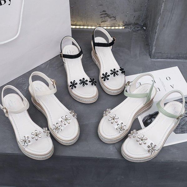 transparent pvc crystal flower sandals women summer ankle strap platform casual shoes woman size 35-40 sandalias bc120, Black
transparent pvc crystal flower sandals women summer ankle strap platform casual shoes woman size 35-40 sandalias bc120, Black