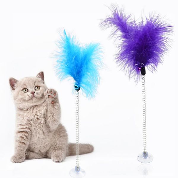 cat toys 1pc toy interactive fake feather funny stick bell decor kitten creative suction cup spring pet supplies
cat toys 1pc toy interactive fake feather funny stick bell decor kitten creative suction cup spring pet supplies