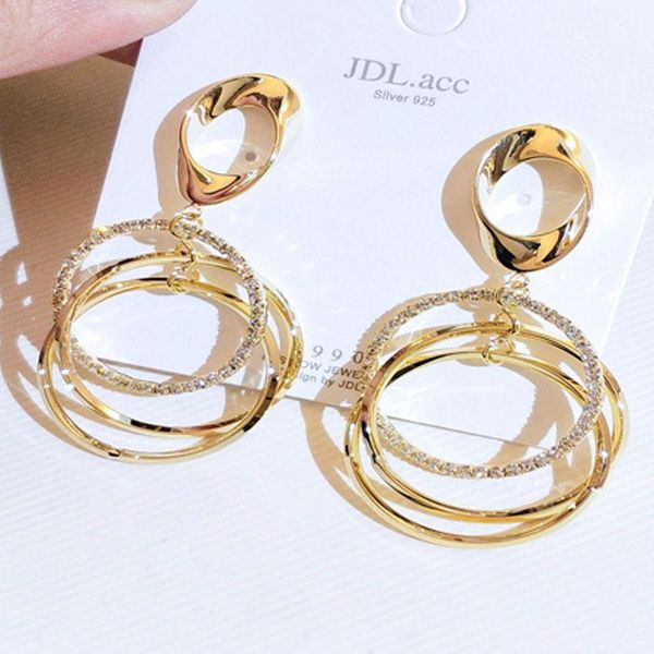 stud milangirl luxury jewelry golden women geometric layer large circle earring crystal rhinestone wedding earrings korean girl, Golden;silver
stud milangirl luxury jewelry golden women geometric layer large circle earring crystal rhinestone wedding earrings korean girl, Golden;silver