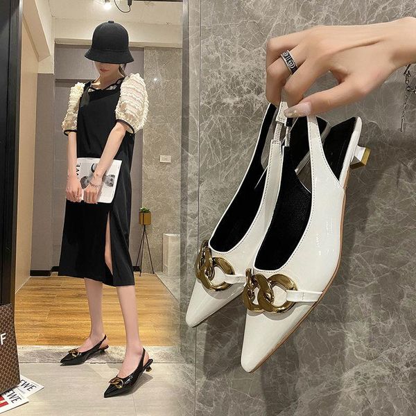 dress shoes 2021 summer pointed toe fashion casual high heels women's one-word buckle stiletto heel ladies sandals, Black
dress shoes 2021 summer pointed toe fashion casual high heels women's one-word buckle stiletto heel ladies sandals, Black