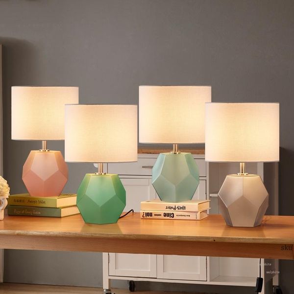 table lamps modern diamond led lamp bedroom bedside living room fabric lampshade desk light home lighting indoor decor luminarias
table lamps modern diamond led lamp bedroom bedside living room fabric lampshade desk light home lighting indoor decor luminarias