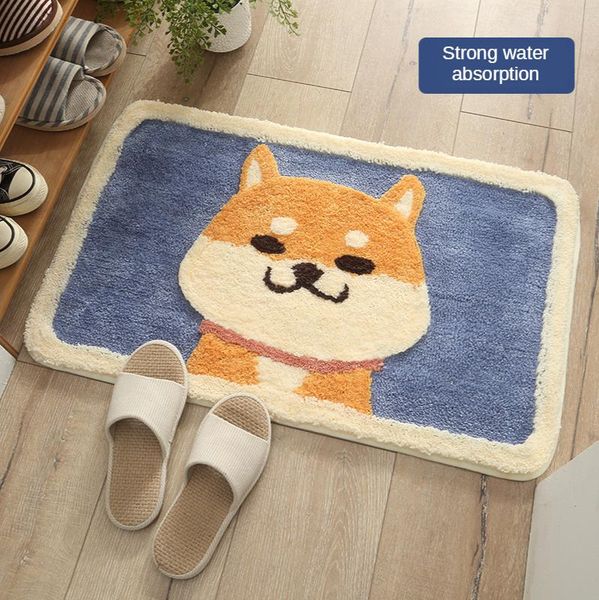 bath mats cartoon akita dog flocking carpet floor household bathroom door non-slip mat absorbent foot rug
bath mats cartoon akita dog flocking carpet floor household bathroom door non-slip mat absorbent foot rug
