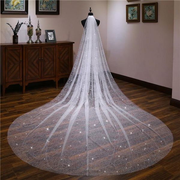 bridal veils 2021 bling sequins long veil 3m cathedral ivory wedding accessories hair with comb, Black
bridal veils 2021 bling sequins long veil 3m cathedral ivory wedding accessories hair with comb, Black