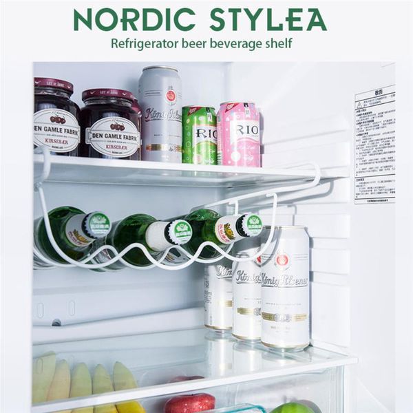 kitchen storage & organization refrigerator bottle rack holder metal shelf 3 drink beer bottles fridges accessory
kitchen storage & organization refrigerator bottle rack holder metal shelf 3 drink beer bottles fridges accessory