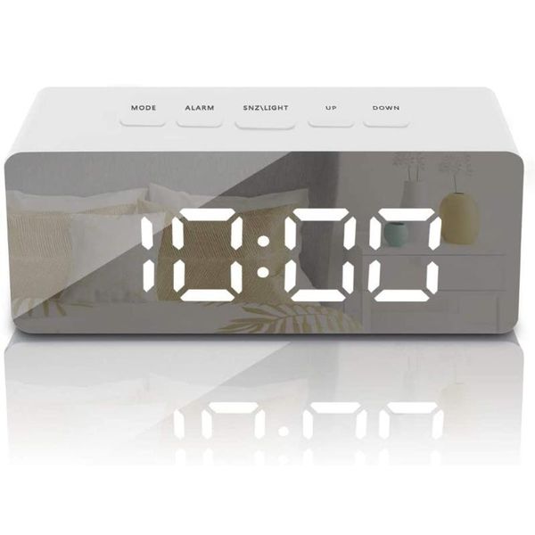 other clocks & accessories digital mirror alarm clock led electronic table desksnooze temperature time display for home decoration
other clocks & accessories digital mirror alarm clock led electronic table desksnooze temperature time display for home decoration