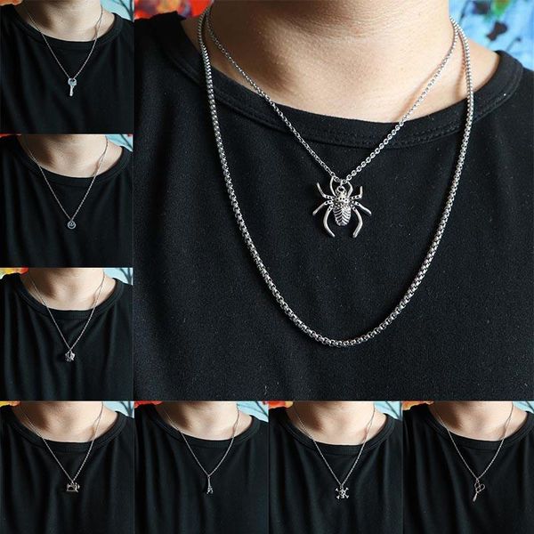 pendant necklaces vintage stainless steel necklace for women man child hip hop fashion style skull key choker jewelry original gifts party, Silver
pendant necklaces vintage stainless steel necklace for women man child hip hop fashion style skull key choker jewelry original gifts party, Silver