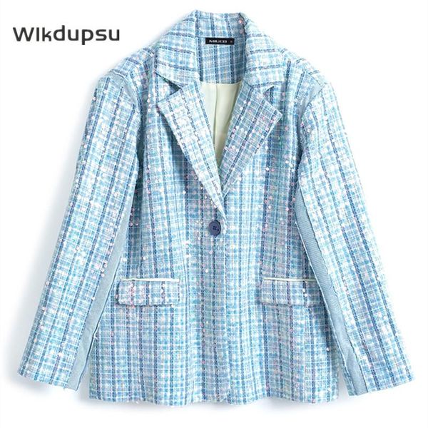 fashion sequin jacket women glitter long sleeve sparkly plaid coat female office lady blue shiny outwear women's jackets, Black;brown
fashion sequin jacket women glitter long sleeve sparkly plaid coat female office lady blue shiny outwear women's jackets, Black;brown